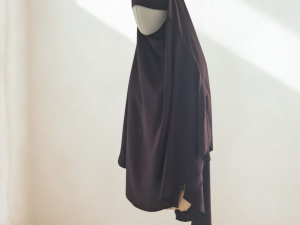 Khimar 1 Voile Marron